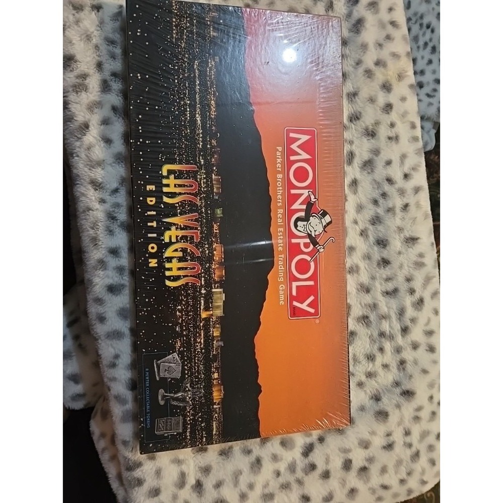 Monopoly Las Vegas Edition Pewter Collectable‎ Tokens Brand Factory Sealed 1997